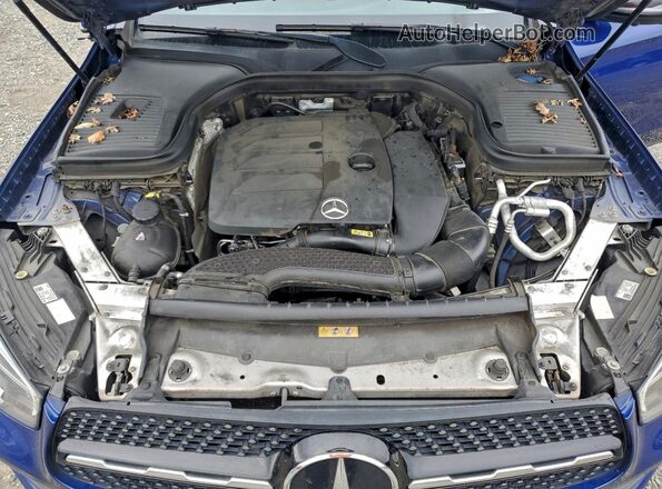 WDC0G8DBXLF698831 2020 MERCEDES-BENZ GLC-CLASS Blue ძრავის განყოფილების ხედი