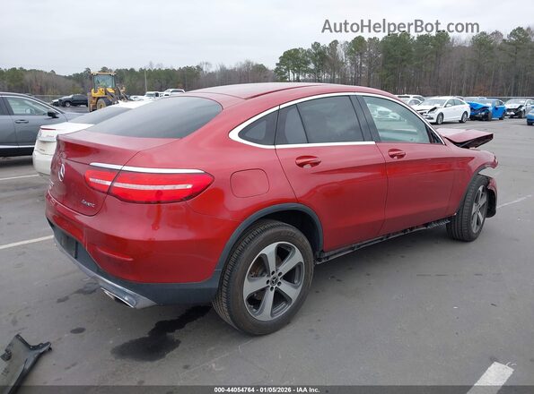 WDC0J4KB3JF383881 2018 MERCEDES-BENZ GLC 300 COUPE Maroon უკანა მარჯვენა