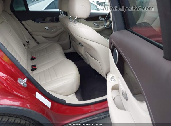 WDC0J4KB3JF383881 2018 MERCEDES-BENZ GLC 300 COUPE Maroon VIN კოდის სტიკერის ხედი