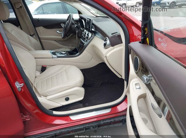 WDC0J4KB3JF383881 2018 MERCEDES-BENZ GLC 300 COUPE Maroon წინა სალონის ხედი