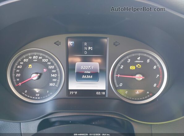 WDC0J4KB3KF581569 2019 MERCEDES-BENZ GLC 300 COUPE White უკანა სავარძლების ხედი