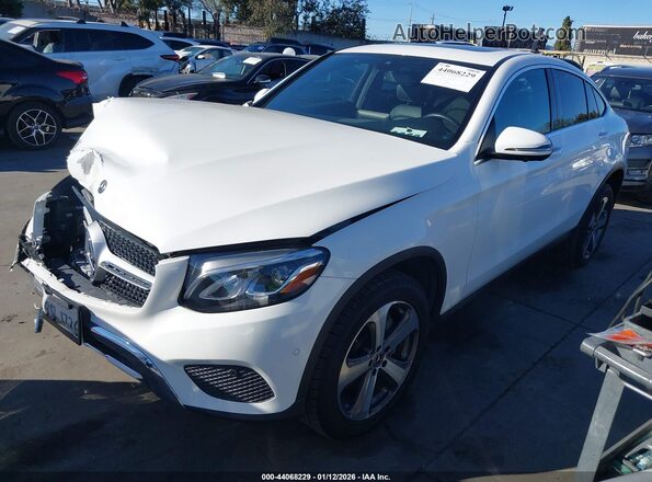 WDC0J4KB3KF581569 2019 MERCEDES-BENZ GLC 300 COUPE White წინა მარცხენა ხედი სამი მეოთხედიდან