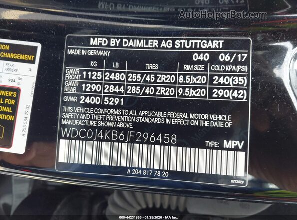 WDC0J4KB6JF296458 2018 MERCEDES-BENZ GLC 300 COUPE Black Engine compartment view
