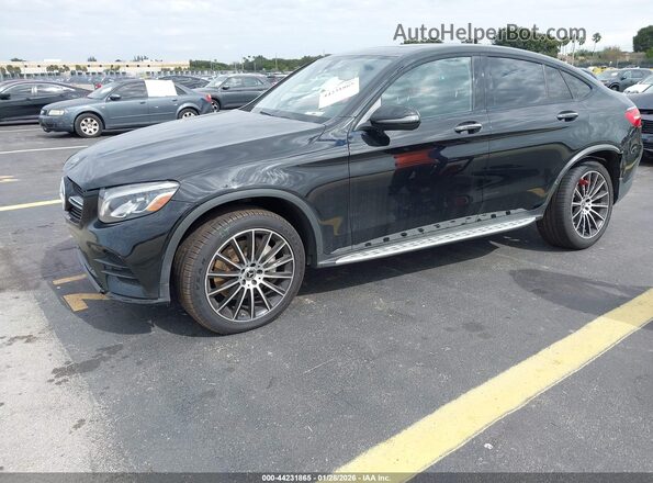 WDC0J4KB6JF296458 2018 MERCEDES-BENZ GLC 300 COUPE Black Front left