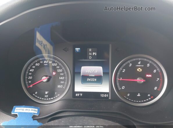 WDC0J4KB8KF574682 2019 MERCEDES-BENZ GLC 300 COUPE Black Widok tylnych siedzeń