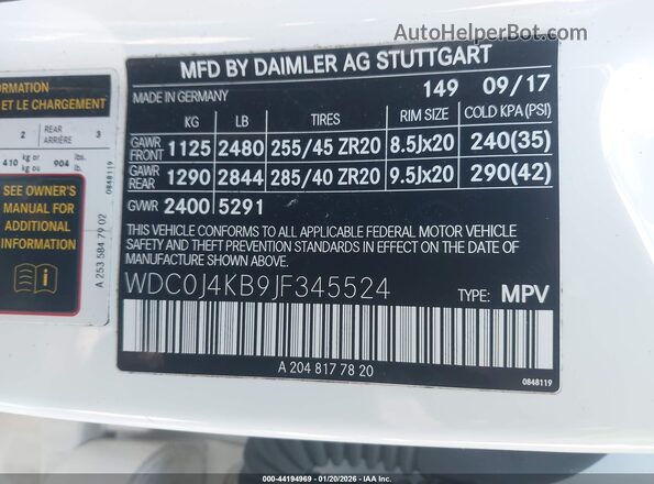 WDC0J4KB9JF345524 2018 MERCEDES-BENZ GLC 300 COUPE Black Вид підкапотного простору