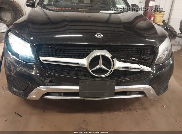 WDC0J4KB9JF353283 2018 MERCEDES-BENZ GLC 300 COUPE Black Front view