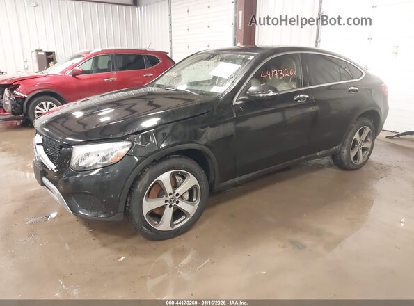 WDC0J4KB9JF353283 2018 MERCEDES-BENZ GLC 300 COUPE Black Front left