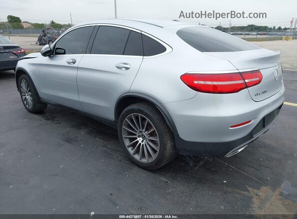 WDC0J4KB9KF542081 2019 MERCEDES-BENZ GLC 300 COUPE Silver Trasero izquierdo