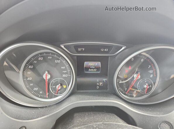 WDCTG4EB2LJ671110 2020 MERCEDES-BENZ GLA Gray ხელსაწყოთა პანელის ხედი