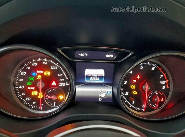 WDCTG4GB2LU027411 2020 MERCEDES-BENZ GLA White Widok zestawu wskaźników