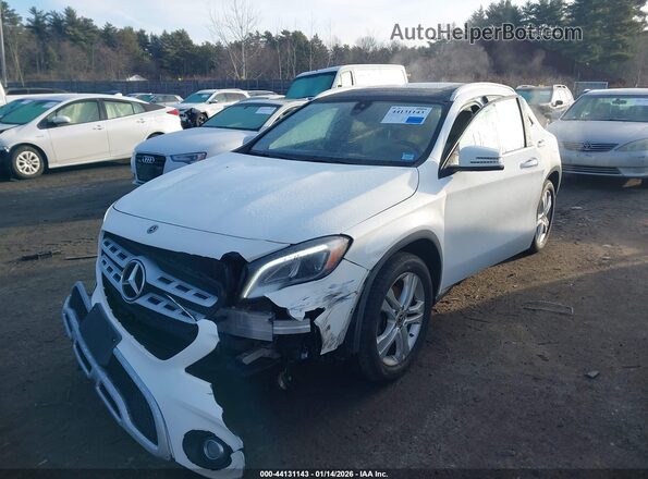 WDCTG4GB5KJ549000 2019 MERCEDES-BENZ GLA 250 White წინა მარცხენა ხედი სამი მეოთხედიდან