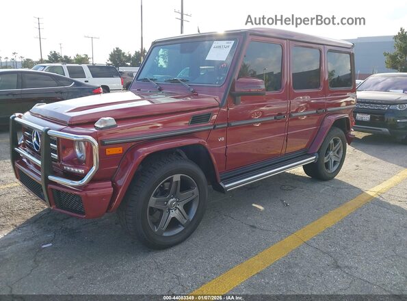 WDCYC3KF1GX257144 2016 MERCEDES-BENZ G 550 Burgundy Vista tres cuartos delantera izquierda