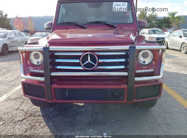 WDCYC3KF1GX257144 2016 MERCEDES-BENZ G 550 Burgundy Vista del cuadro de instrumentos