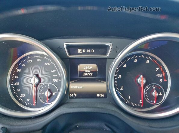 WDCYC3KF3HX265652 2017 MERCEDES-BENZ G-CLASS Gray Սարքավորումների վահանակի տեսք