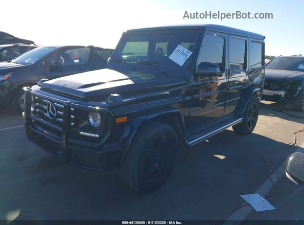 WDCYC3KF7HX270644 2017 MERCEDES-BENZ G 550 Black Առջևի ձախ երեք քառորդ տեսարան