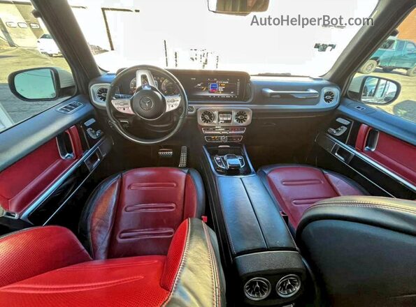 WDCYC6BJ8KX324935 2019 MERCEDES-BENZ G-CLASS White Front interior view