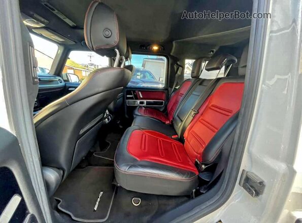 WDCYC6BJ8KX324935 2019 MERCEDES-BENZ G-CLASS White Rear seats view