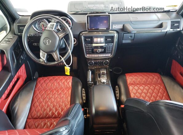 WDCYC7DF6GX248606 2016 MERCEDES-BENZ G-CLASS Silver Առջևի վահանակի տեսք
