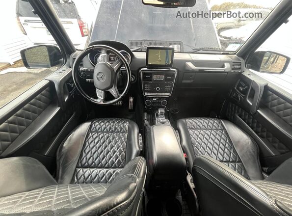 WDCYC7DF6HX275774 2017 MERCEDES-BENZ G-CLASS Black Dashboard view