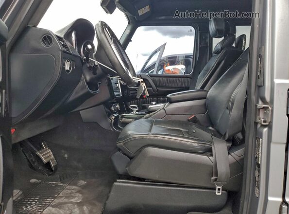 WDCYC7DH0JX287765 2018 MERCEDES-BENZ G-CLASS Silver Widok wnętrza z przodu