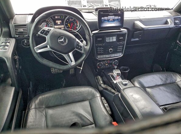 WDCYC7DH0JX287765 2018 MERCEDES-BENZ G-CLASS Silver Widok deski rozdzielczej
