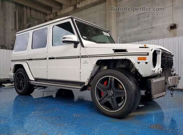 WDCYC7DH1JX286480 2018 MERCEDES-BENZ G-CLASS White Delantero derecho