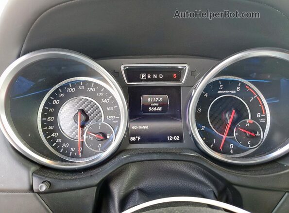 WDCYC7DH5JX290841 2018 MERCEDES-BENZ G-CLASS Gray Widok zestawu wskaźników