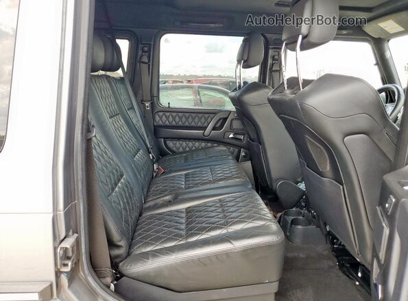 WDCYC7DH5JX290841 2018 MERCEDES-BENZ G-CLASS Gray Widok wnętrza z tyłu