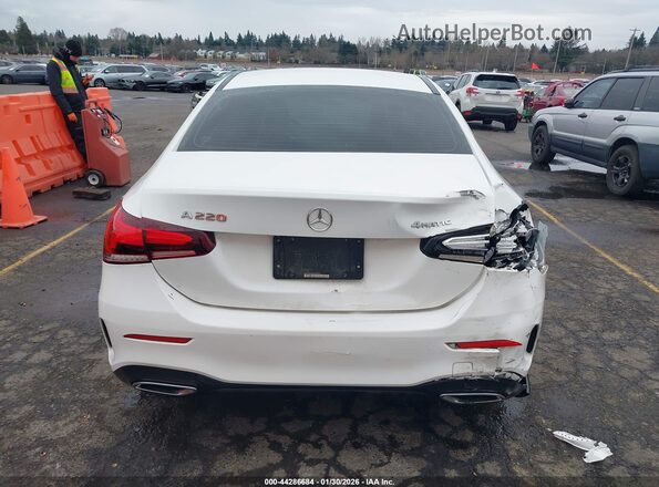 WDD3G4FB3KW004851 2019 MERCEDES-BENZ A 220 White 