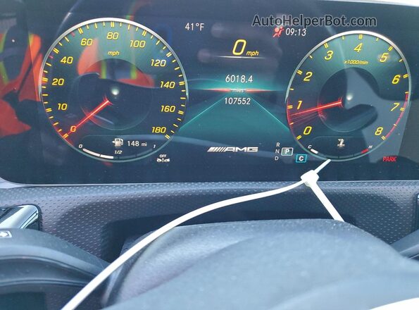 WDD5J5BBXLN059228 2020 MERCEDES-BENZ CLA-CLASS Gray Vista del cuadro de instrumentos