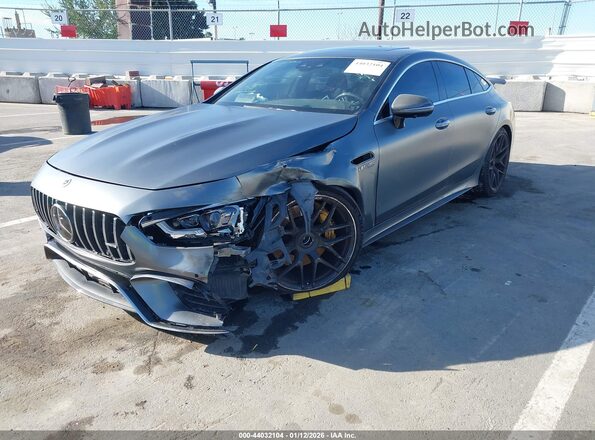 WDD7X8KB1KA007002 2019 MERCEDES-BENZ AMG Серый Передняя левая четверть