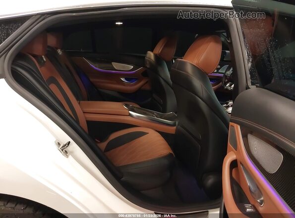 WDD7X8KBXLA010689 2020 MERCEDES-BENZ AMG GT 63 4-DOOR COUPE White VIN კოდის სტიკერის ხედი