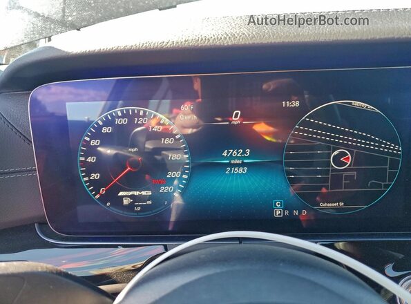 WDD7X8KBXLA012104 2020 MERCEDES-BENZ AMG Black ძრავის განყოფილების ხედი