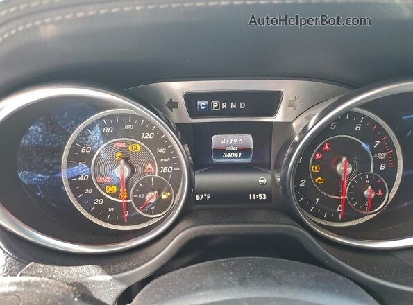 WDDJK6GA4KF056710 2019 MERCEDES-BENZ SL Silver Вид щитка приладів