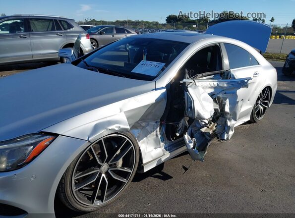 WDDLJ7DB3GA164822 2016 MERCEDES-BENZ CLS-CLASS Silver Front view