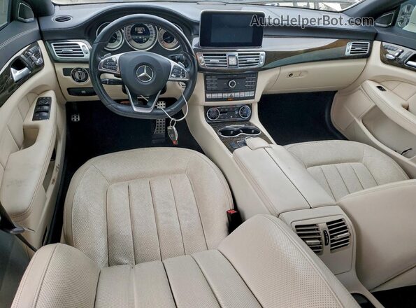 WDDLJ7DB3JA205022 2018 MERCEDES-BENZ CLS-CLASS White წინა პანელის ხედი