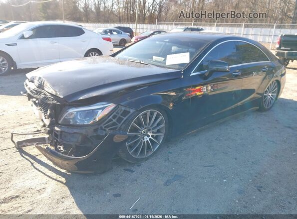 WDDLJ7DBXJA206149 2018 MERCEDES-BENZ CLS-CLASS Черный Передняя левая четверть