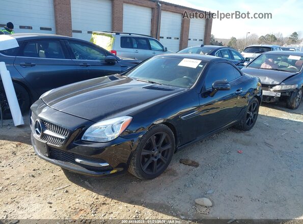 WDDPK3JA1GF123708 2016 MERCEDES-BENZ SLK 300 Black Передня ліва чверть