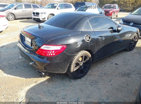 WDDPK3JA1GF123708 2016 MERCEDES-BENZ SLK 300 Black Задня права чверть
