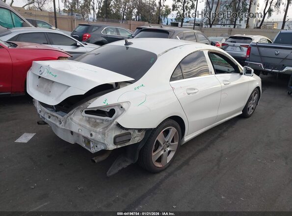 WDDSJ4EB0HN400720 2017 MERCEDES-BENZ CLA 250 White Задня права чверть