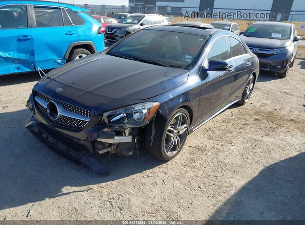 WDDSJ4EB1JN519074 2018 MERCEDES-BENZ CLA 250 Navy Front left