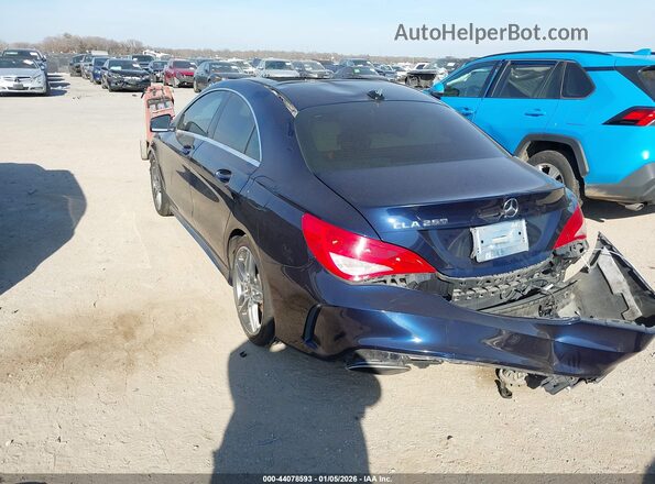 WDDSJ4EB1JN519074 2018 MERCEDES-BENZ CLA 250 Navy Rear left