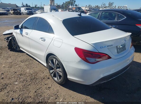 WDDSJ4EB1JN682128 2018 MERCEDES-BENZ CLA 250 White Trasero izquierdo