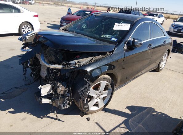 WDDSJ4EB2JN569837 2018 MERCEDES-BENZ CLA 250 Black Przód lewy