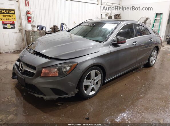 WDDSJ4EB3GN385497 2016 MERCEDES-BENZ CLA 250 Gray წინა მარცხენა ხედი სამი მეოთხედიდან