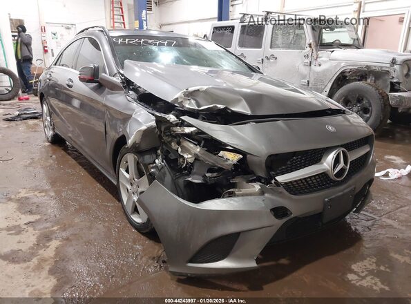 WDDSJ4EB3GN385497 2016 MERCEDES-BENZ CLA 250 Gray წინა ხედი
