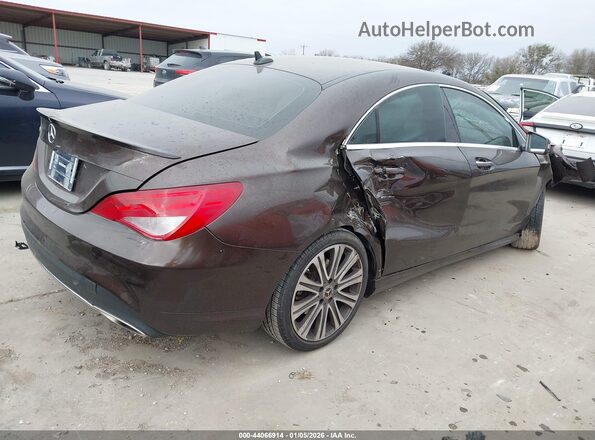 WDDSJ4EB3JN661555 2018 MERCEDES-BENZ CLA 250 Brown 