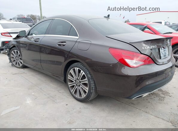 WDDSJ4EB3JN661555 2018 MERCEDES-BENZ CLA 250 Brown 