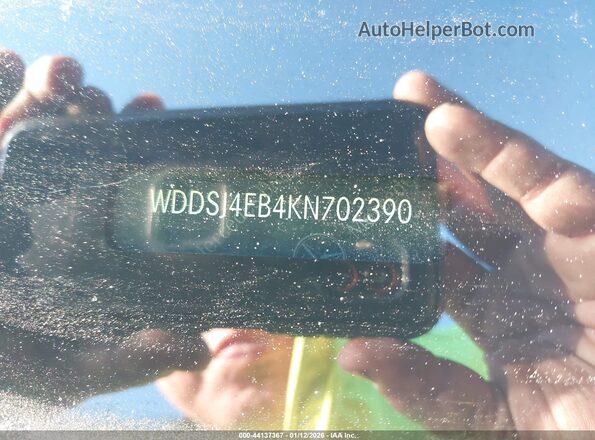 WDDSJ4EB4KN702390 2019 MERCEDES-BENZ CLA 250 Silver 